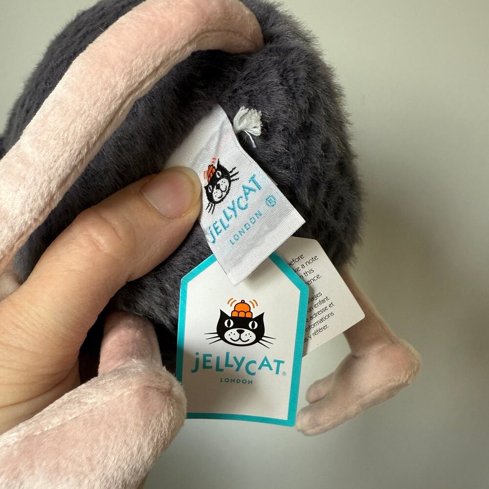 AUTHENTIC Jellycat Lachlan Sad Rat Plush Toy - BNWT -  FAST SHIPPING! - Picture 5 of 6